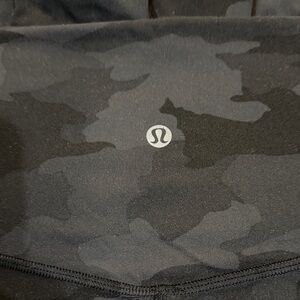lululemon athletica Black Camouflage Leggings